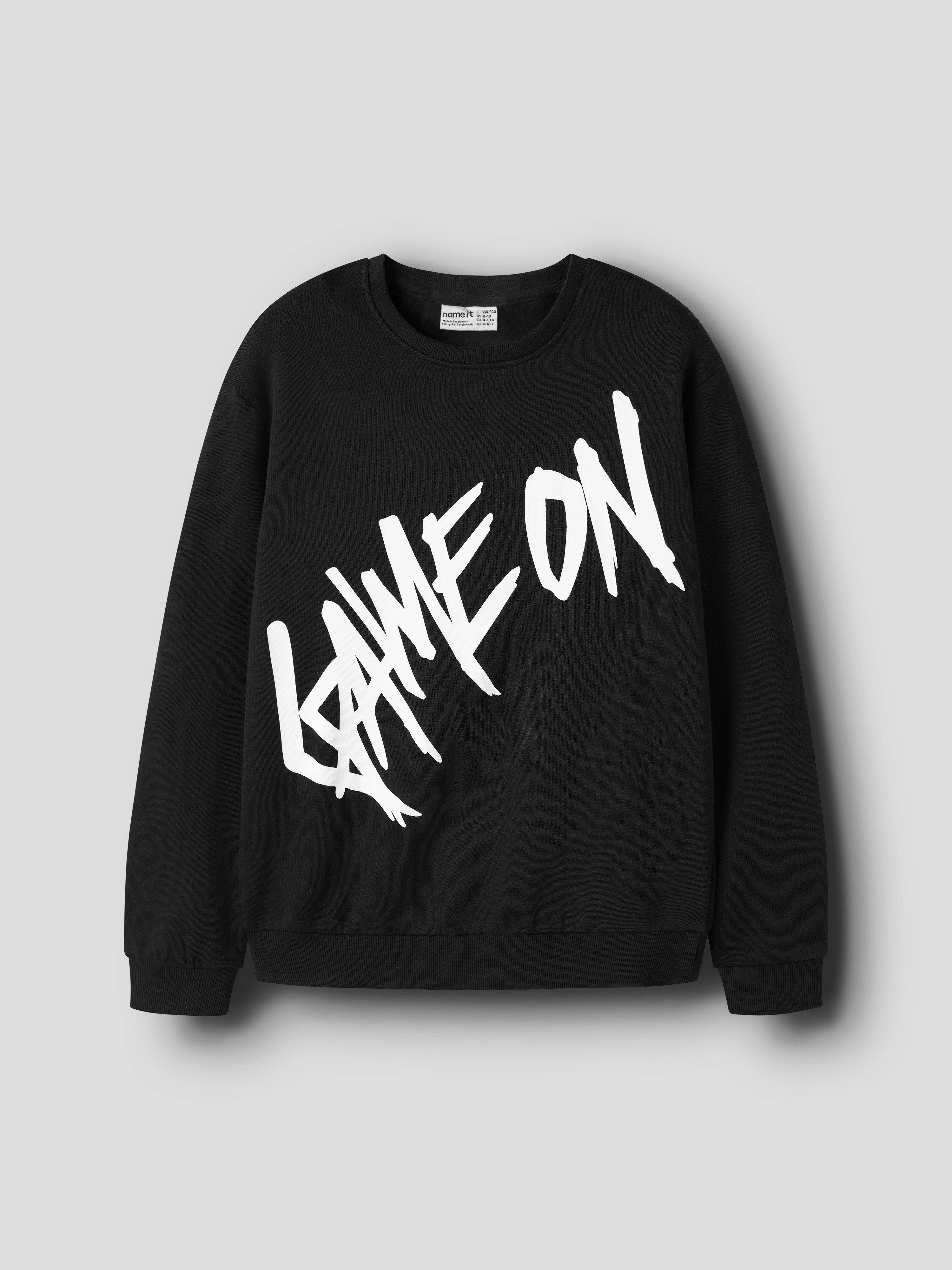 Name It Sweatshirt NKMNALI LS NREG SWEAT BRU Baumwolle, regular fit – Bild 2 von 4