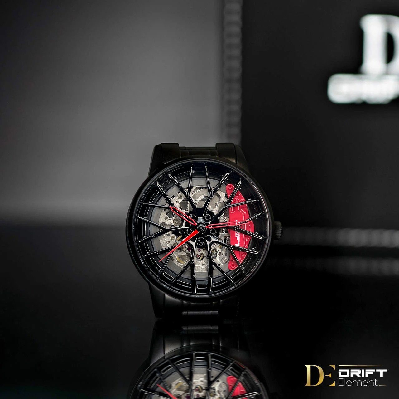 DRIFTELEMENT Automatikuhr AUTOMATIK FELGENUHR MOTORSPORT, Limitierte günstig online kaufen