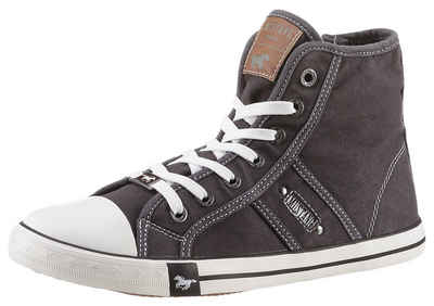 Mustang Shoes High-Top-Sneaker, Freizeitschuh Sneaker, High Top-Sneaker, Schnürschuh mit Label in der Laufsohle