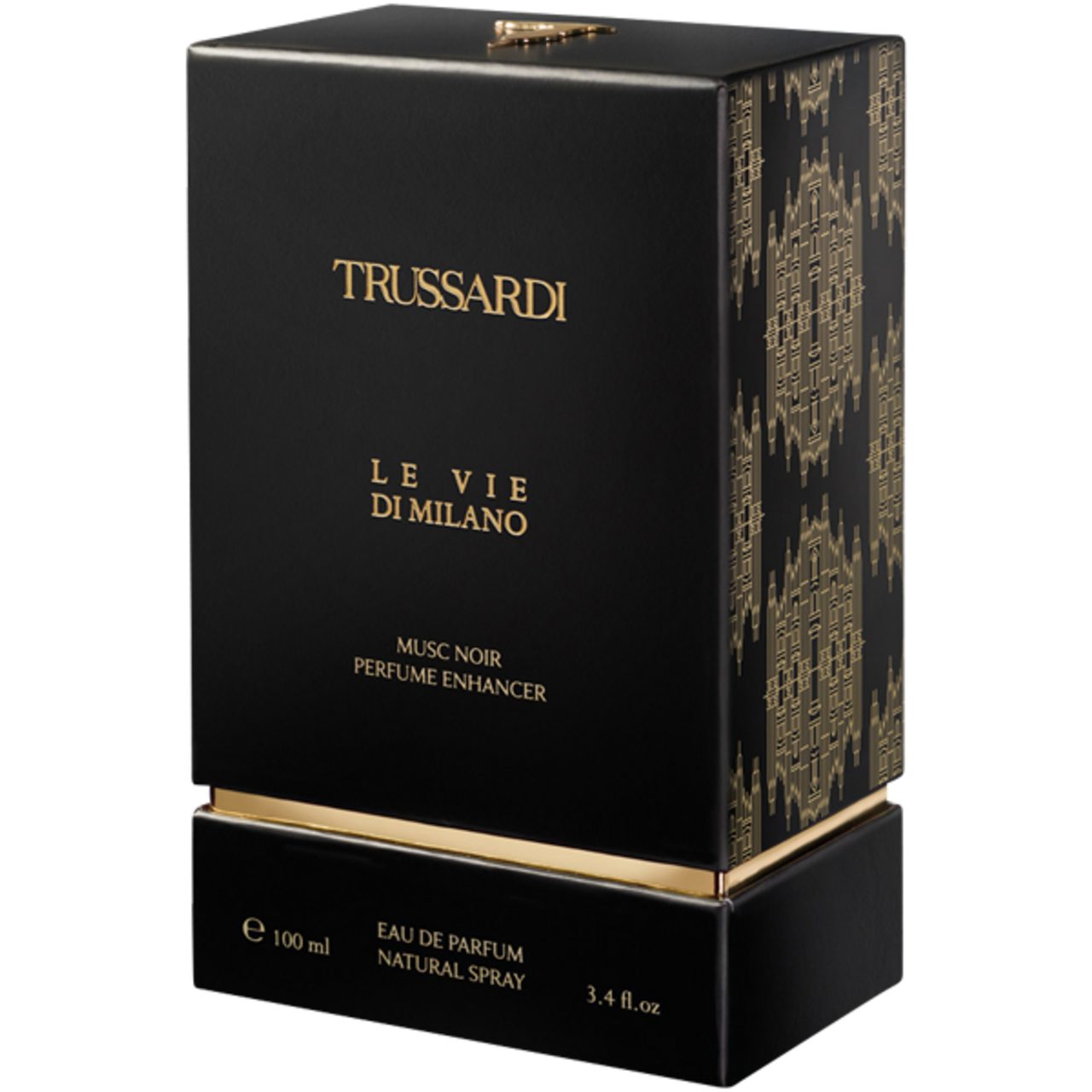 Trussardi Eau de Parfum Le Vie Di Milano Musc Noir Perfume Enhancer EdP Nat. Spray, für Alle Hauttypen