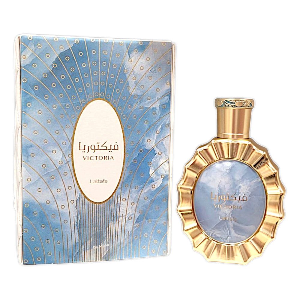 Lattafa Duft-Set Victoria Eau de Parfum 100ml + 1xParfümzerstäuber (leer) Set