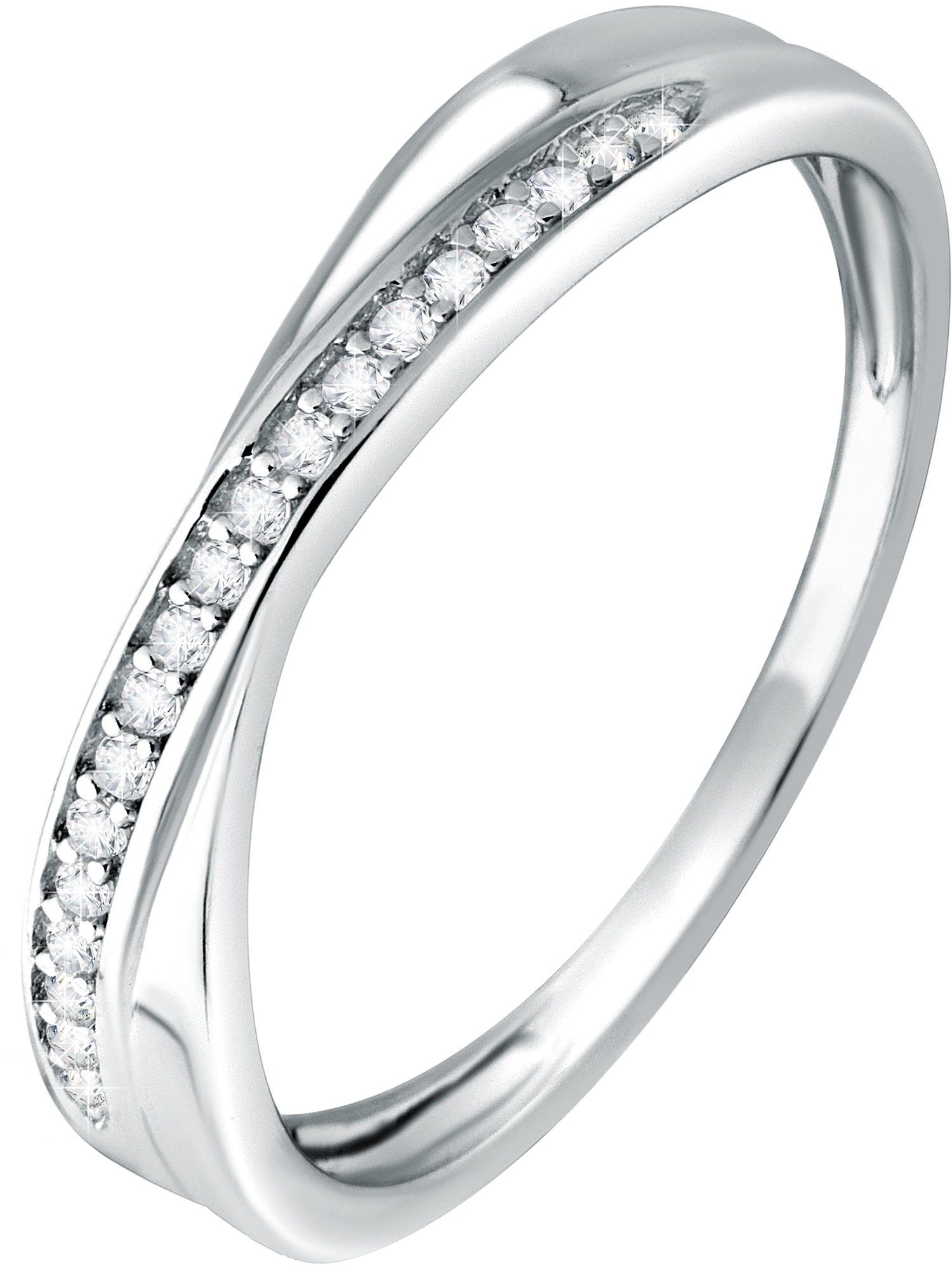 CHRIST Silberring CHRIST Damen-Ring 925er Silber, recycelt Zirkonia, Zirkon günstig online kaufen