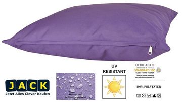 JACK Dekokissen 2er Set Outdoor Lounge Deko Kissen Set 45x45cm + 30x50cm Inkl. Füllung, mit Lotus-Effekt, Robust, Strapazierfähig, für Innen & Außen geeignet