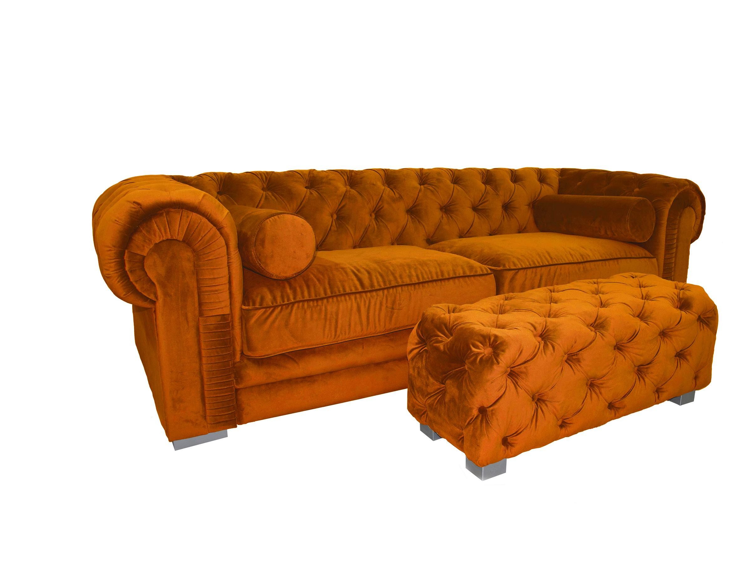Xlmoebel Chesterfield-Sofa Chesterfield Sofa SLIII in edlem Polsterdesign, klassisch und elegant, 1 Teile, Hergestellt in Europa