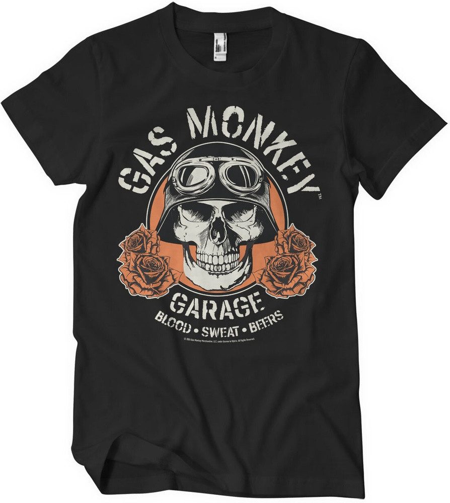 Gas Monkey Garage T-Shirt Skull T-Shirt