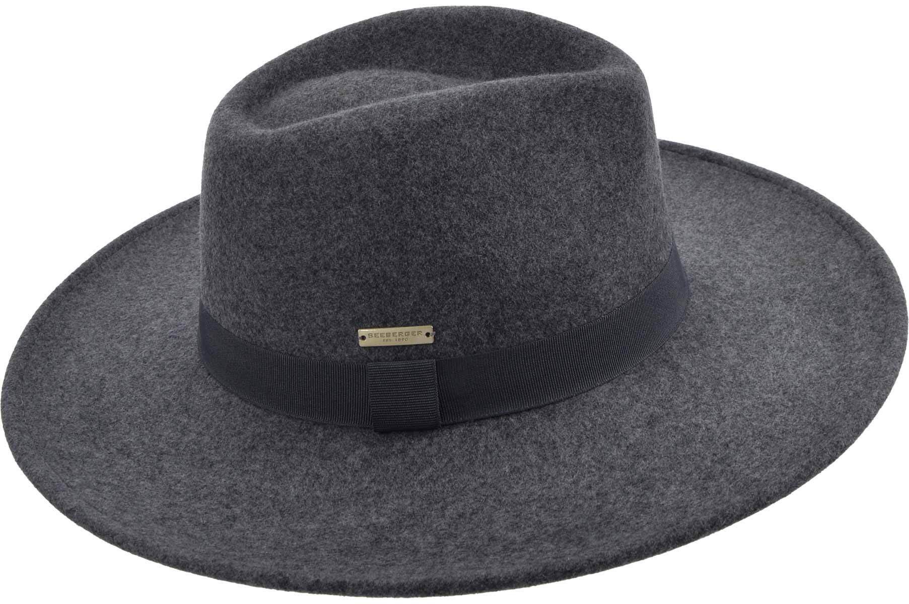 Seeberger Fedora Wollfilz Fedora 19897-0