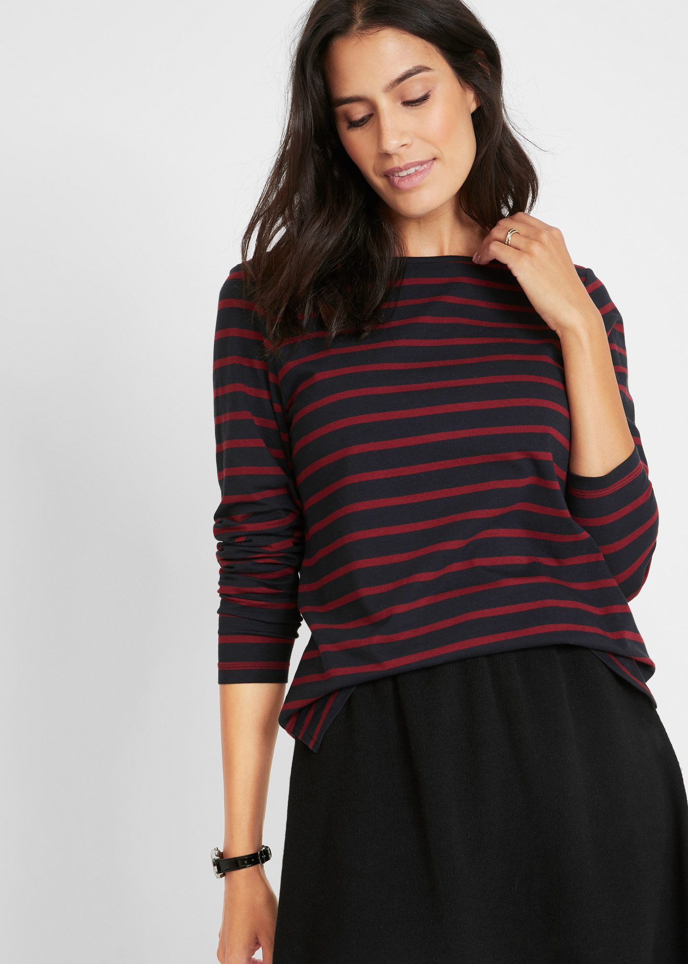 bonprix Langarmshirt (Packung, 2-tlg) im 2er Pack günstig online kaufen