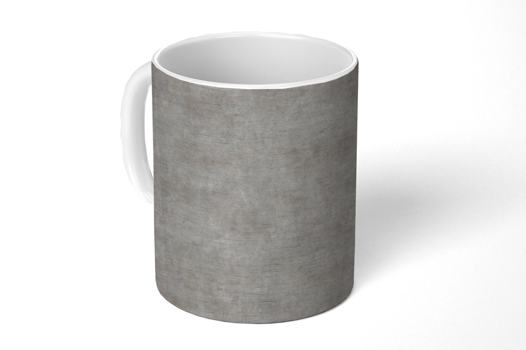 MuchoWow Tasse Beton - Alt - Grau - Muster, Keramik, Kaffeetassen, Teetasse, Becher, Teetasse, Geschenk