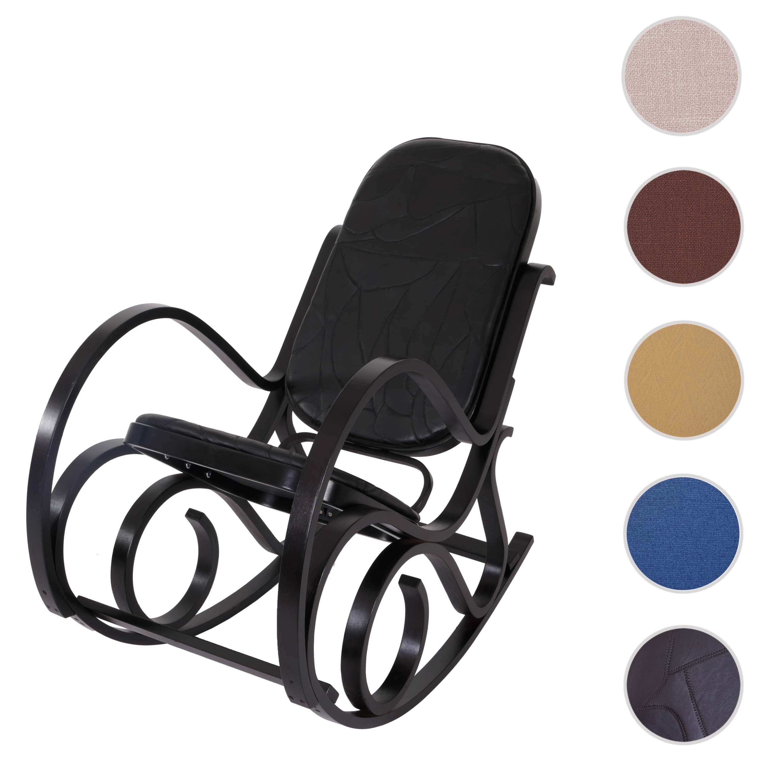 MCW Schaukelstuhl Gallarate, Retro-Design, Stabiles Gestell, günstig online kaufen