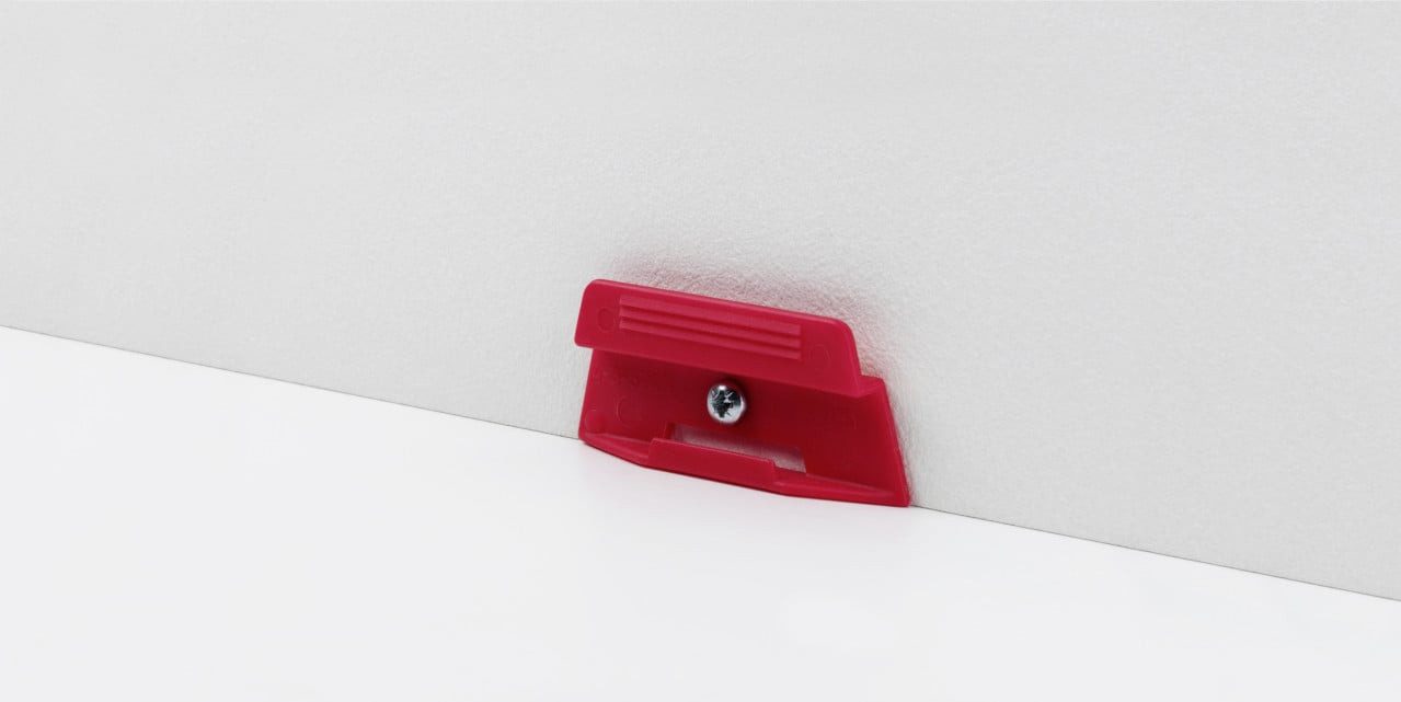 PARADOR Sockelleisten-Zwischenstücke Parador Leistenclip rot für Parkettleiste SL4 SL18