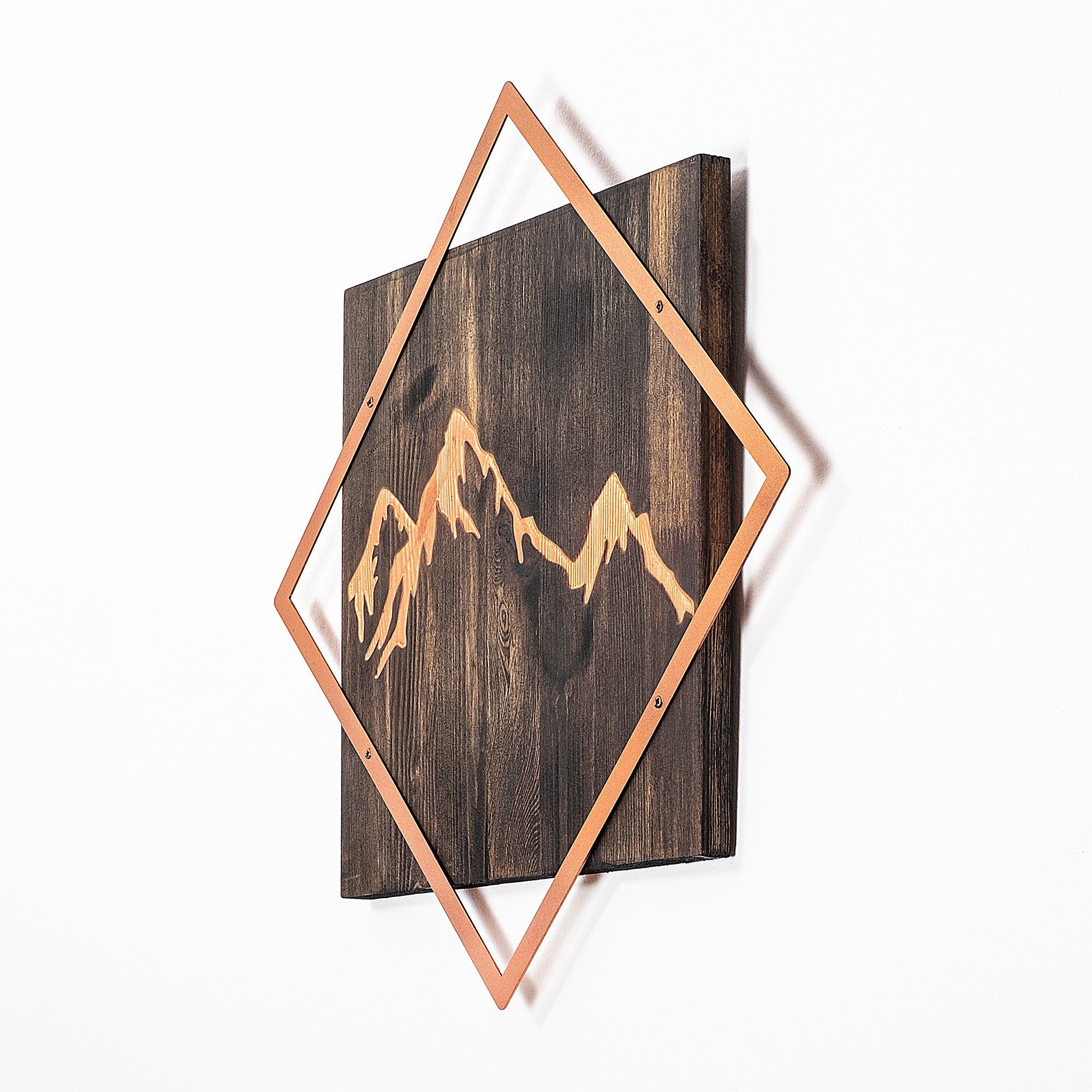 Wallity Wanddekoobjekt Nussbaum, 54 cm, 54 SKL2258, 50% x Holz
