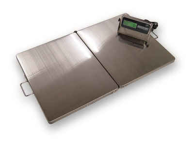 MyWeigh Feinwaage Klappbare XL Tierwaage & Plattformwaage 300kg/100g VHD3, LCD Display