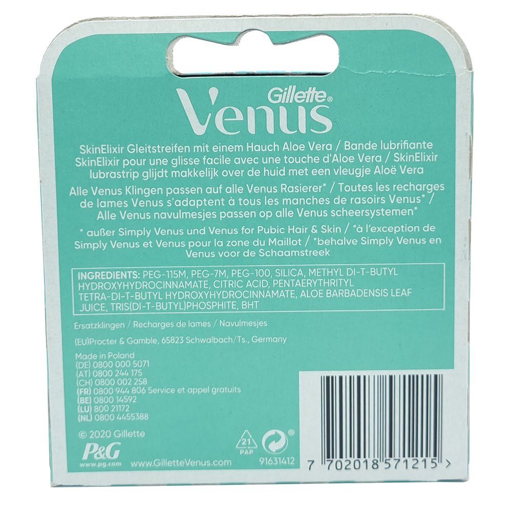 Gillette Venus Rasierklingen Deluxe Smooth Sensitive, 8-tlg., 8er Pack