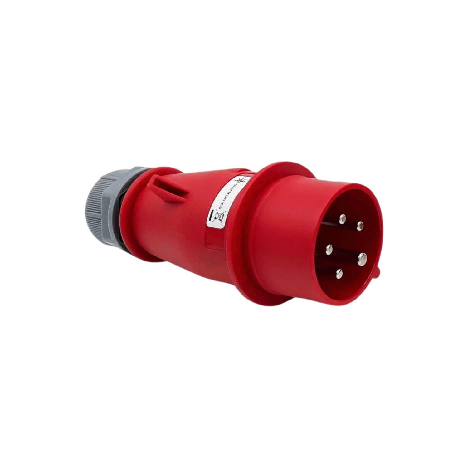 solartronics CEE-Stecker 16A 400V, IP44 5-polig männlich 3P+N+E (1 - 10er Pack), (1-St)