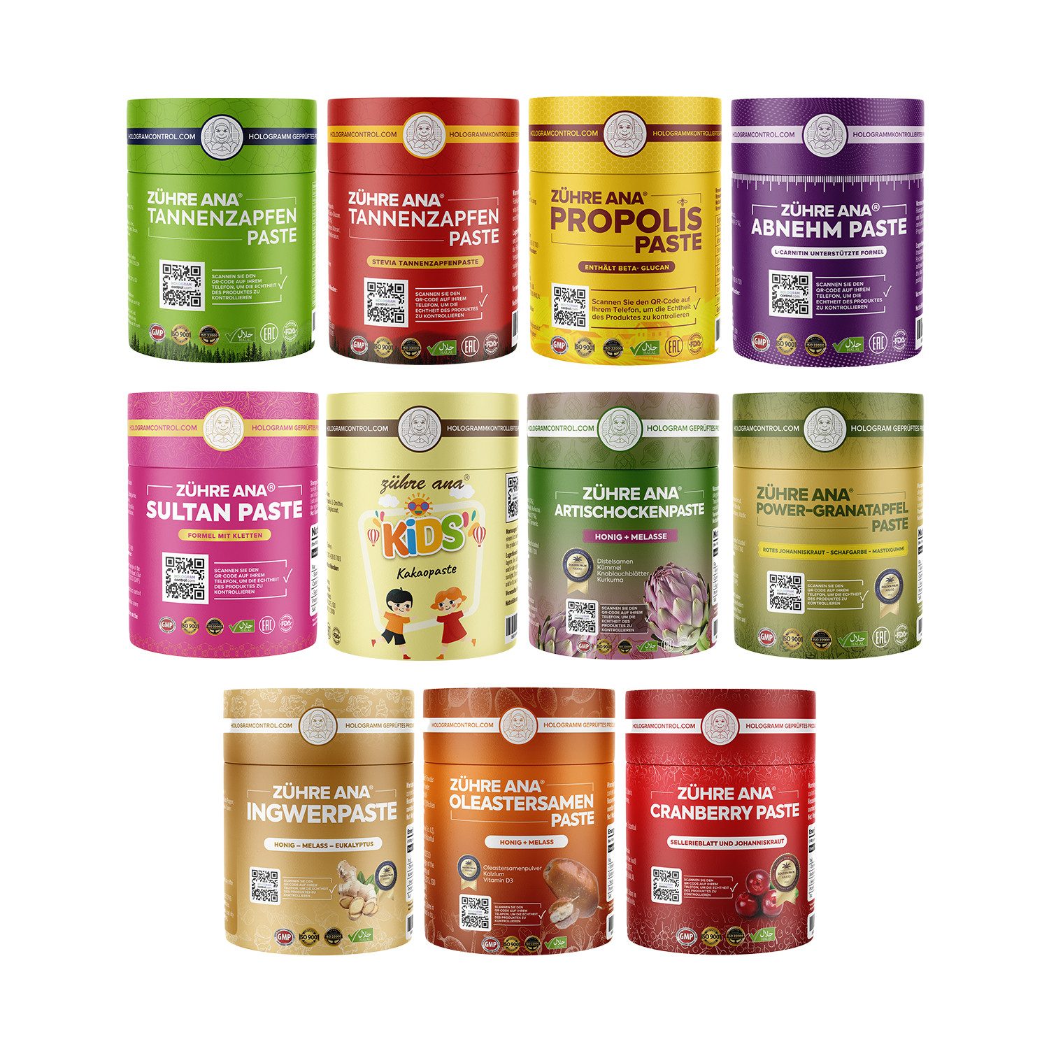 Aus natürlichen Pflanzen hergestellte Pasten Paste