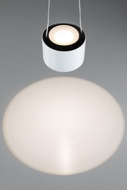 Paulmann LED Deckenleuchte URail Pendel Aldan 860lm/460lm 8,5W 2700K dimmbar 230V Weiß, LED fest integriert, Warmweiß, dimmbar
