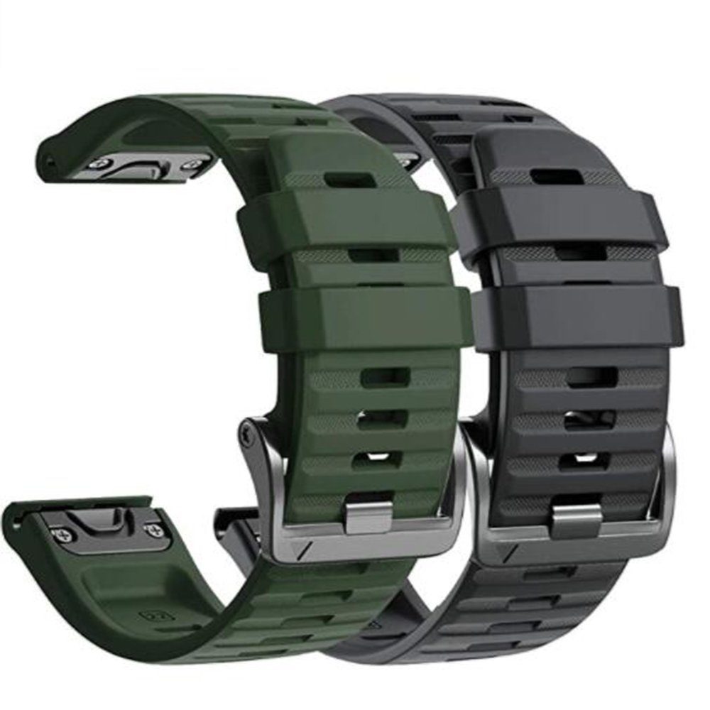Armband für 7 7/Fenix Armband 6/Fenix X/Fenix Estrazarmband Fenix schwarz Garmin X, GelldG 6