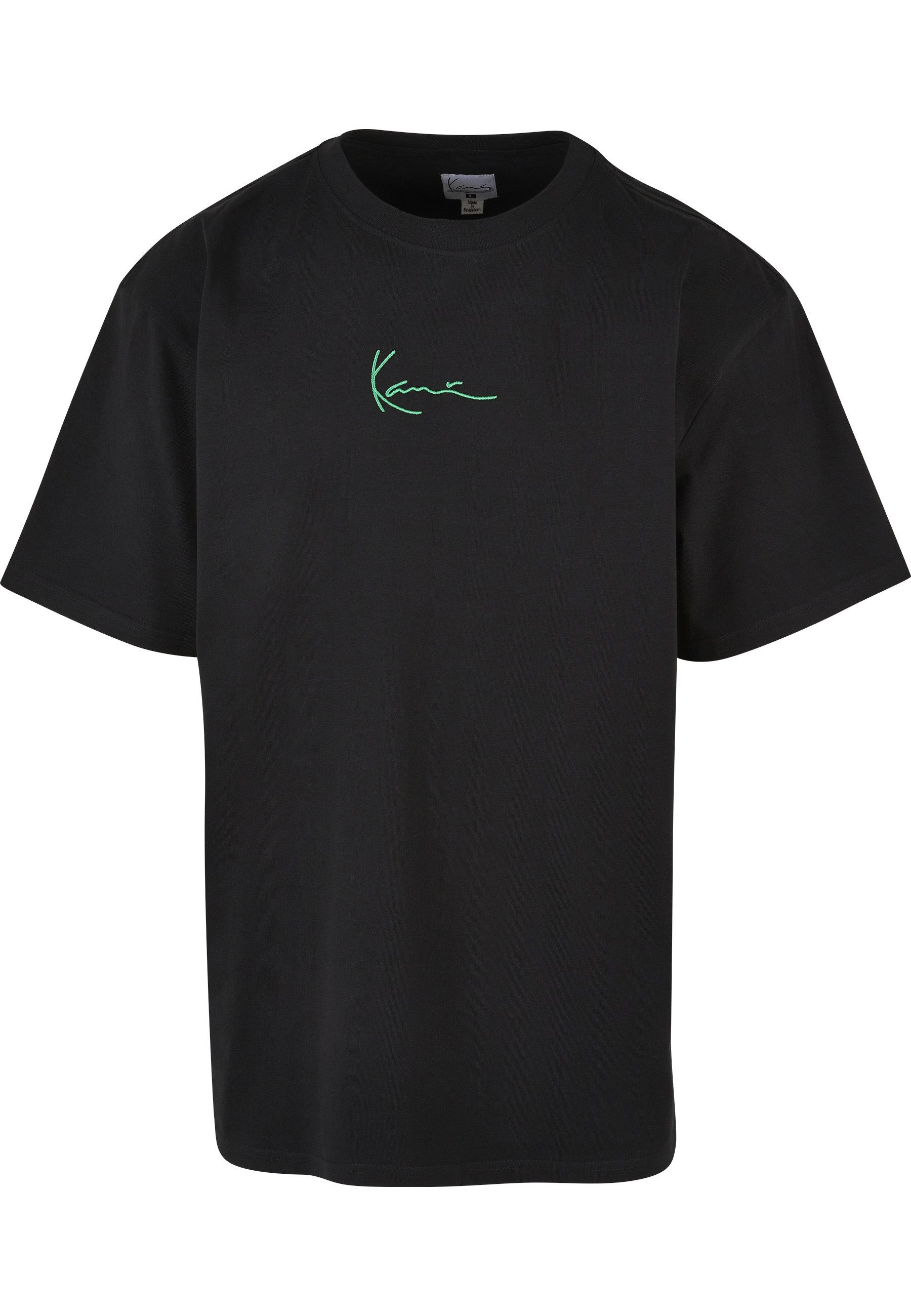 Karl Kani Kurzarmshirt Karl Kani Herren Small Signature Green Logo Tee black (1-tlg)