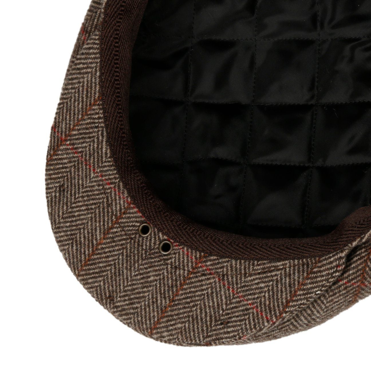 Lipodo Flat Cap (1-St) Schirmmütze mit Schirm, Made in Italy