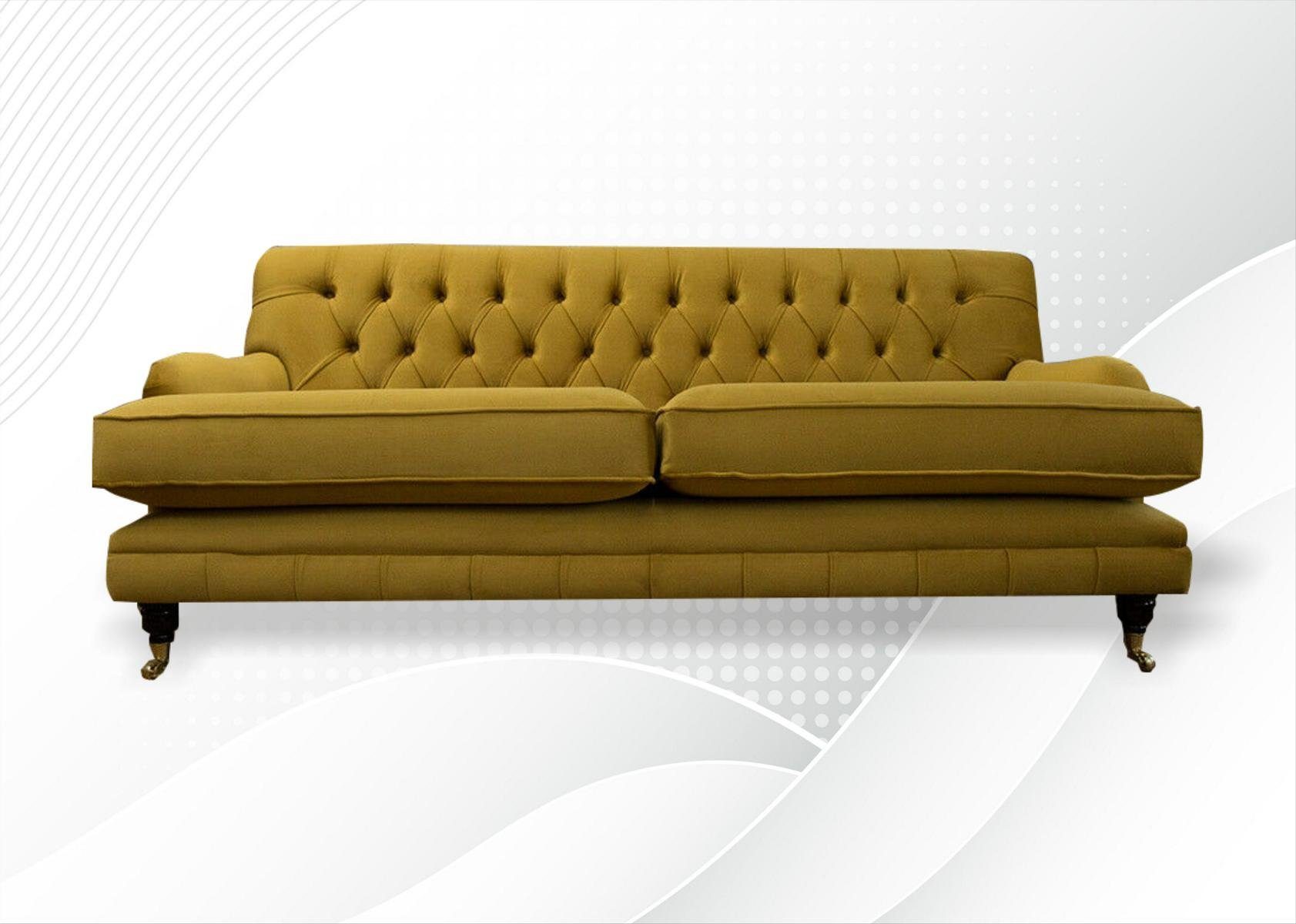 JVmoebel 3-Sitzer, Chesterfield 3 Sitzer Sofa Design Sofa Couch 190 cm