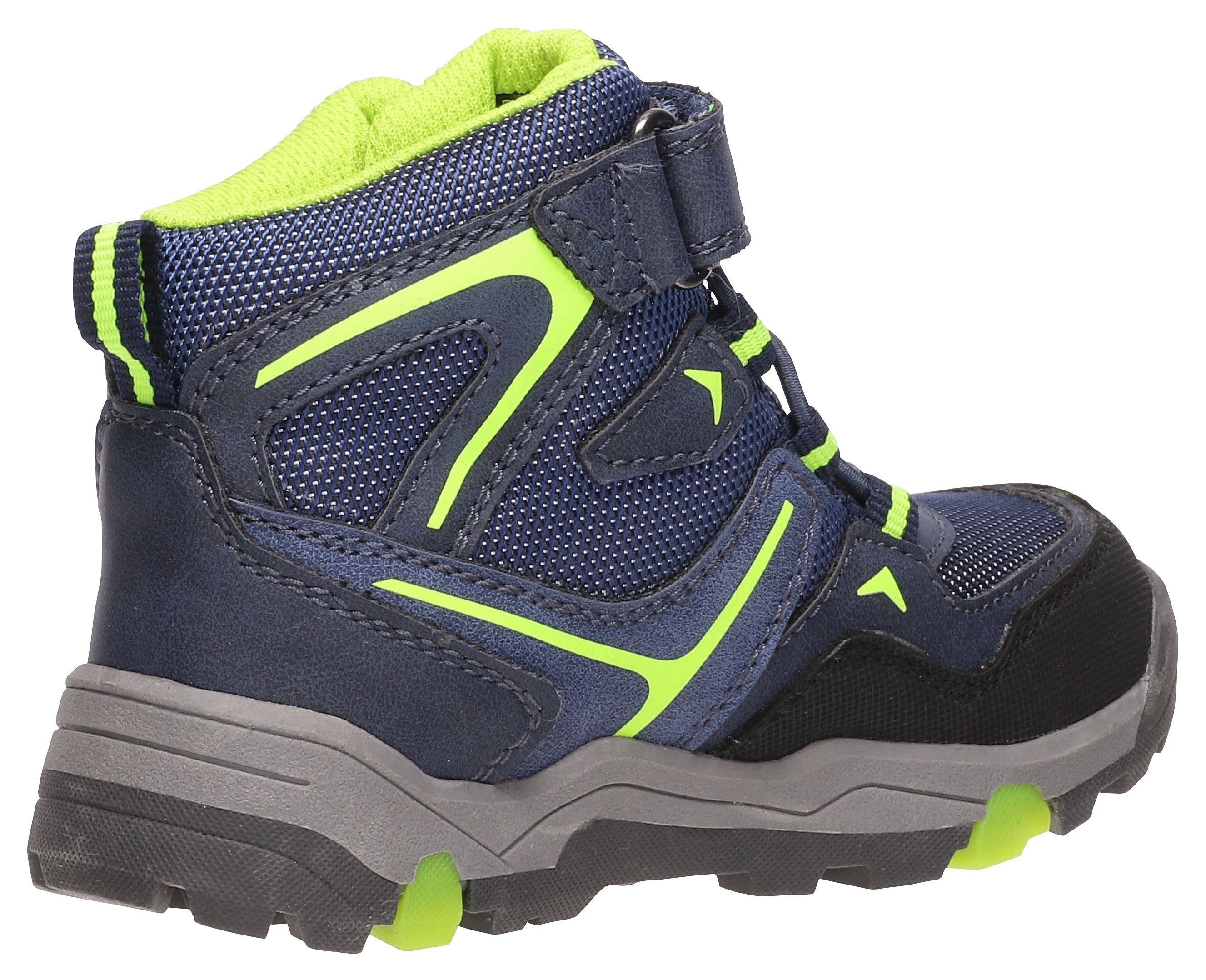 mit Winterboots Thilo-Tex TEX-Ausstattung Lurchi navy-neongelb