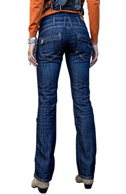 Freeman T. Porter Gerade Jeans Amelie stretch Denim eclipse