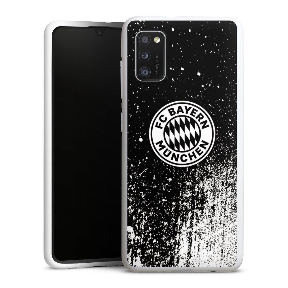 Handyhülle FC Bayern München Offizielles Lizenzprodukt FCB Splatter Schwarz - FCB