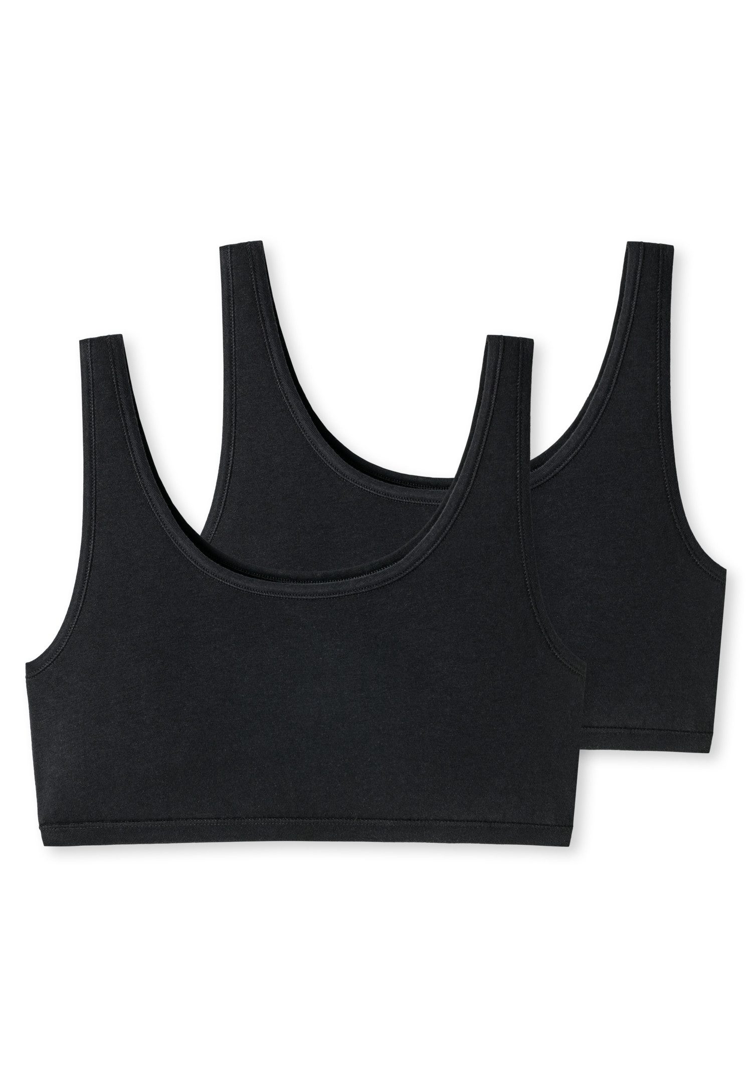 uncover by SCHIESSER Bustier Uncover Cotton (2er Pack) breite Träger, Cotto günstig online kaufen