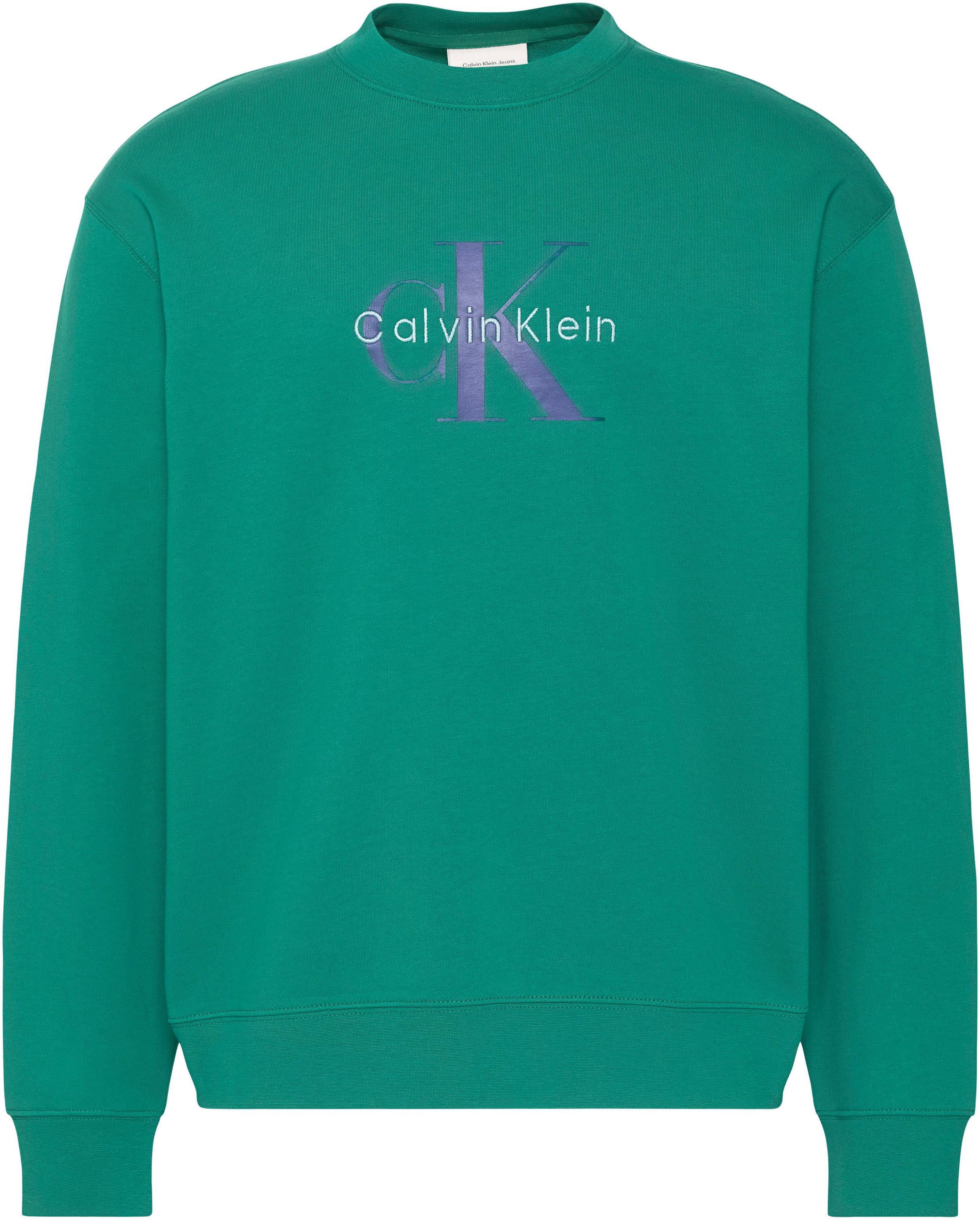 Calvin Klein Jeans Sweatshirt LS EU 350TERRY MONOLOGO CN SWTSH Rundhalsauss günstig online kaufen