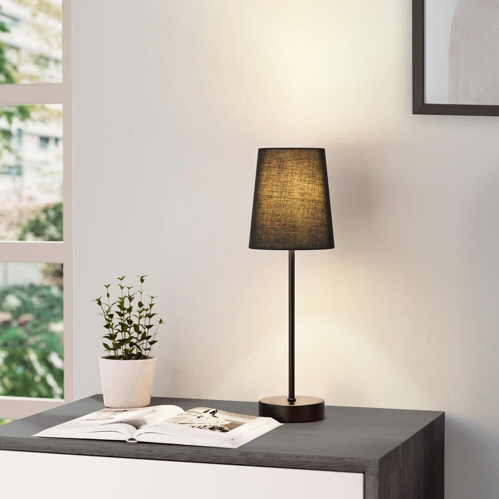 HOME DELUXE Schreibtischlampe Leuchte VANA - 13 x 13 x 40 cm, Kabel mit pra günstig online kaufen