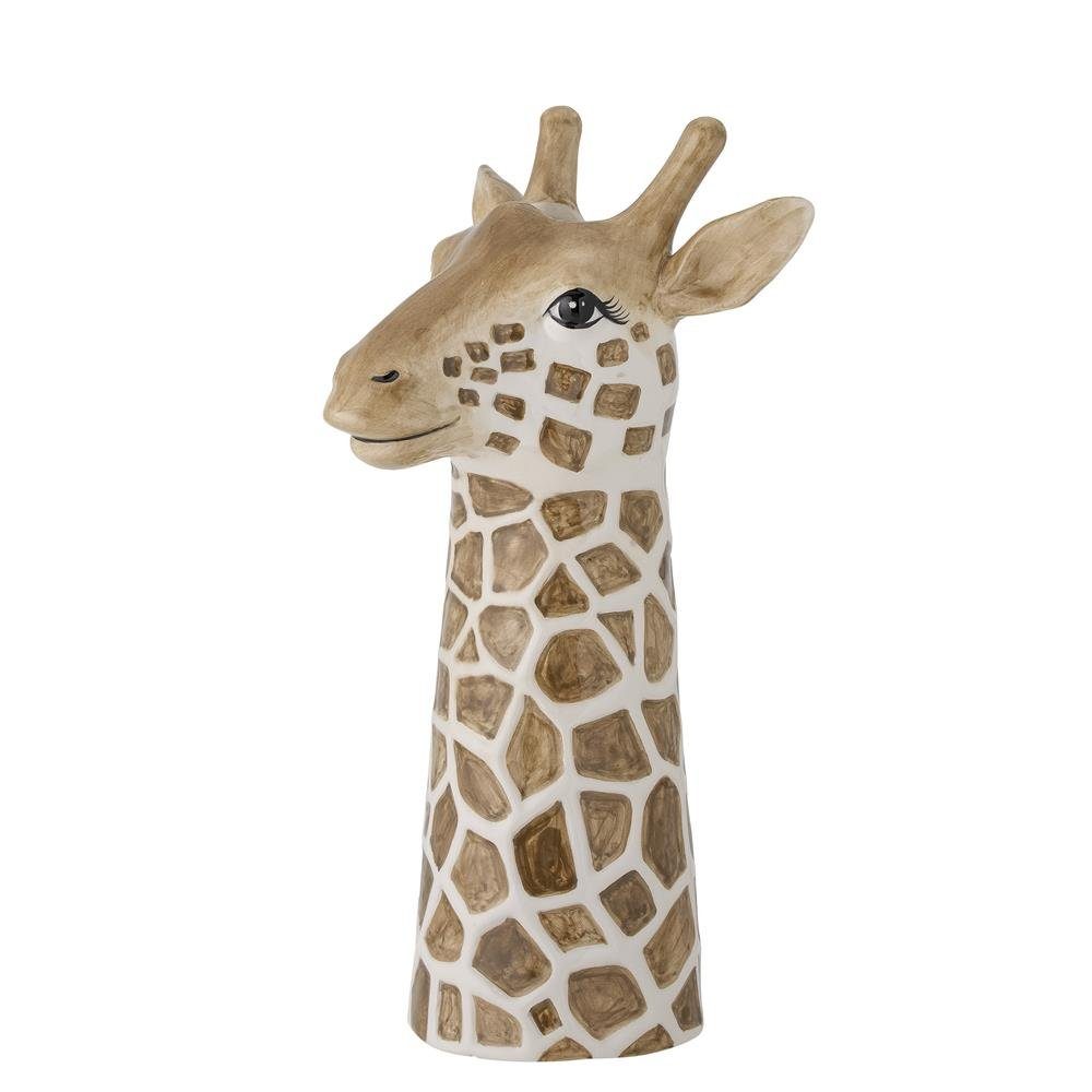 Bloomingville Dekovase Alazar, aus Keramik, 17 x 32,5 x 15 cm, Giraffenfigur