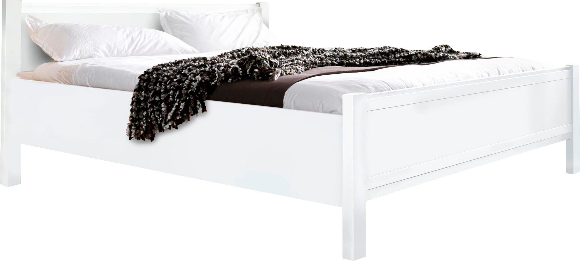 priess Bett Husum Schlafzimmer Jugendzimmer Rahmenbett, Komforthöhe, hochwertige Premium Qualität, für Motorrahmen geeignet