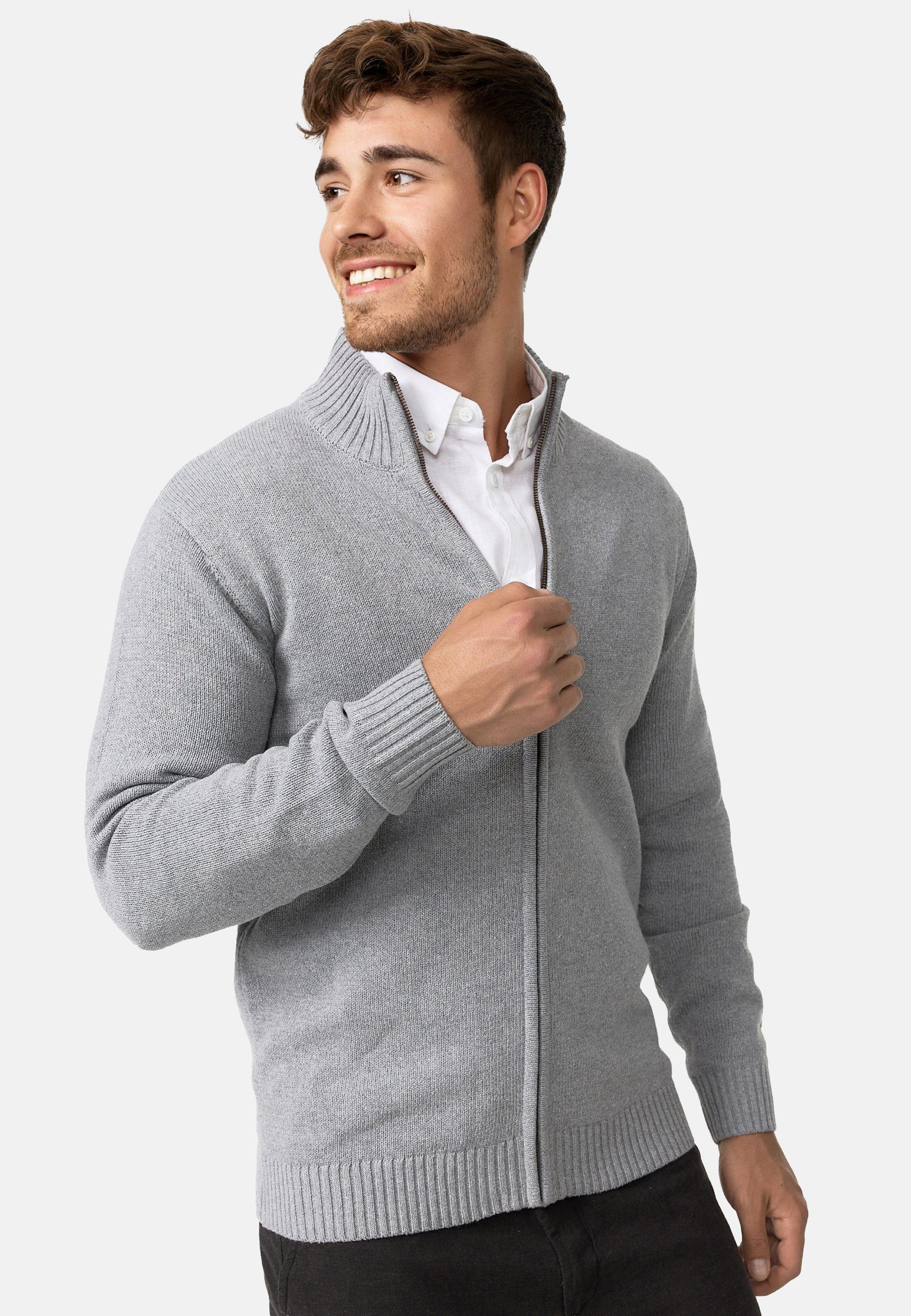 Indicode Strickjacke Herren INLut Herrenstrickjacke