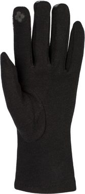 styleBREAKER Fleecehandschuhe Touchscreen Handschuhe Fischgrät Muster