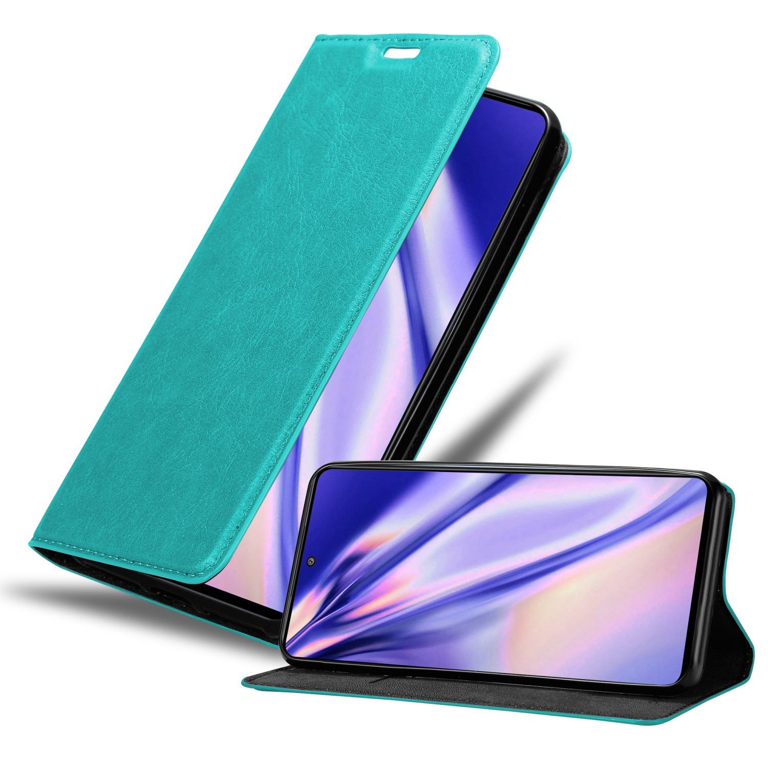 Cadorabo Handyhülle für Samsung Galaxy M52 5G Hülle Samsung Galaxy M52 5G, Hülle Schutzhülle mit Standfunktion, Magnetverschluss und Kartenfach