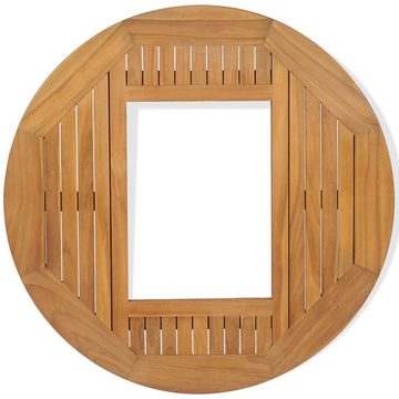 vidaXL Tischplatte Bierkastentisch Teak 70 cm