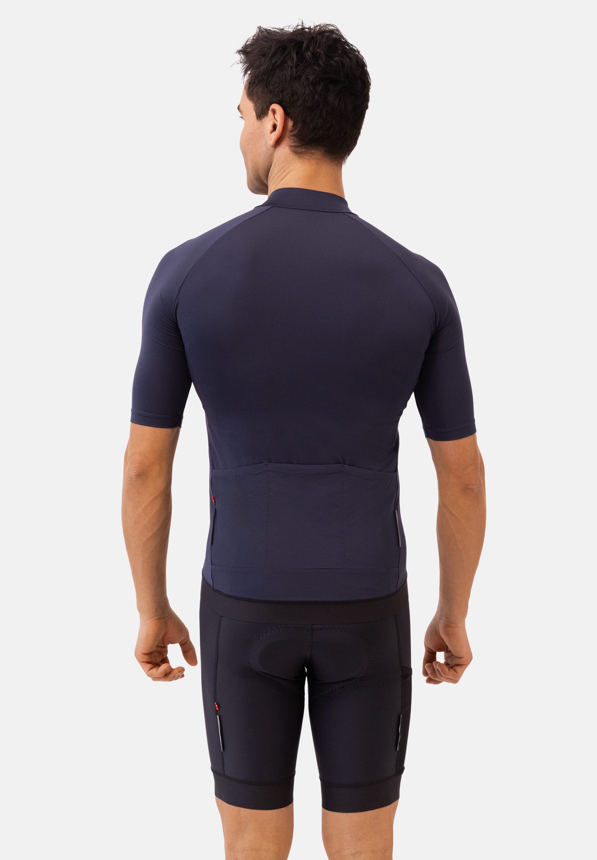DANISH ENDURANCE T-Shirt Cycling SS Kurzarm Radtrikot mit Reißverschluss & Taschen, Schnelltrocknend