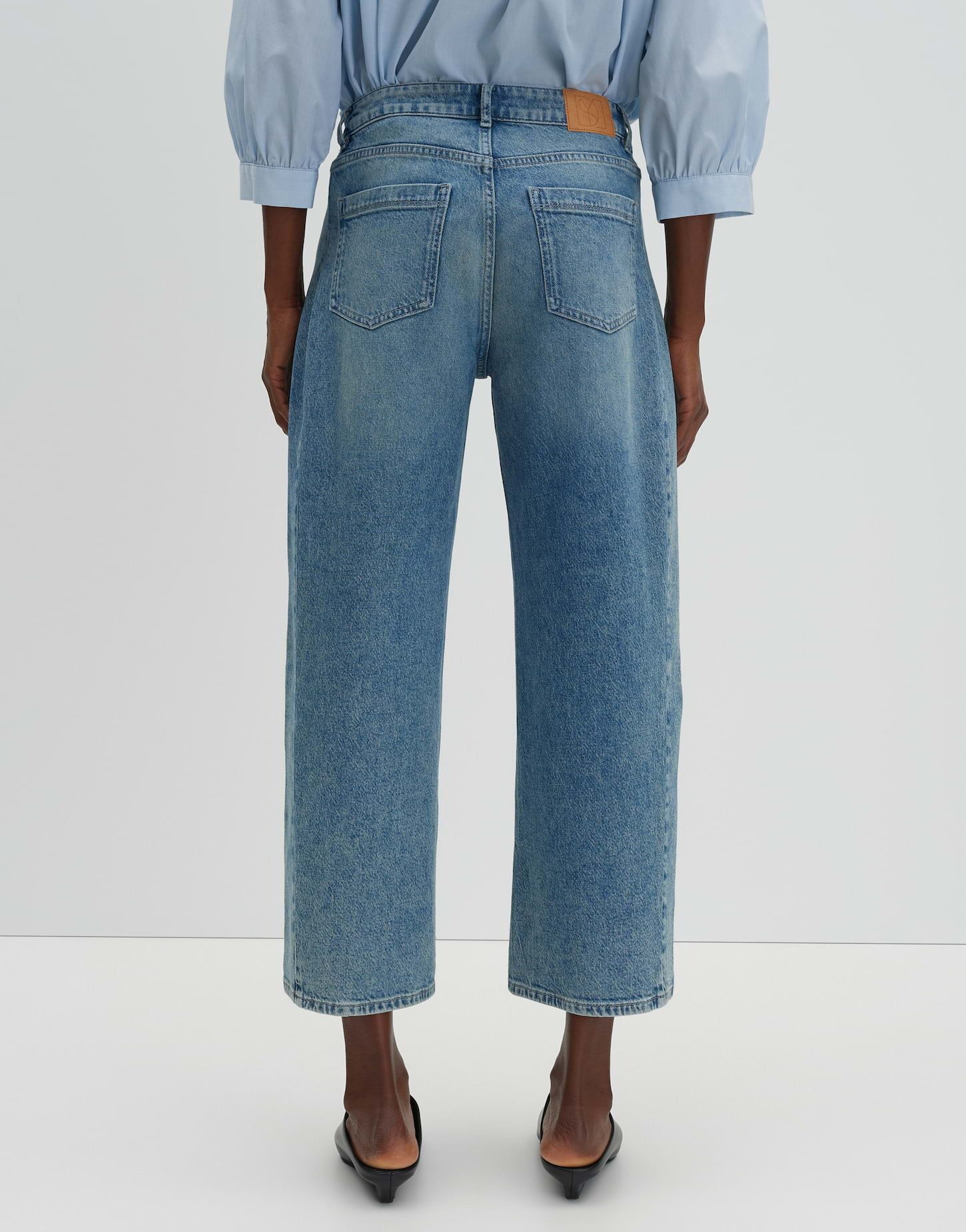 someday 7/8-Jeans Cellma cropped Mid Rise, 5-Pocket-Design mit verdecktem Zip-Fly