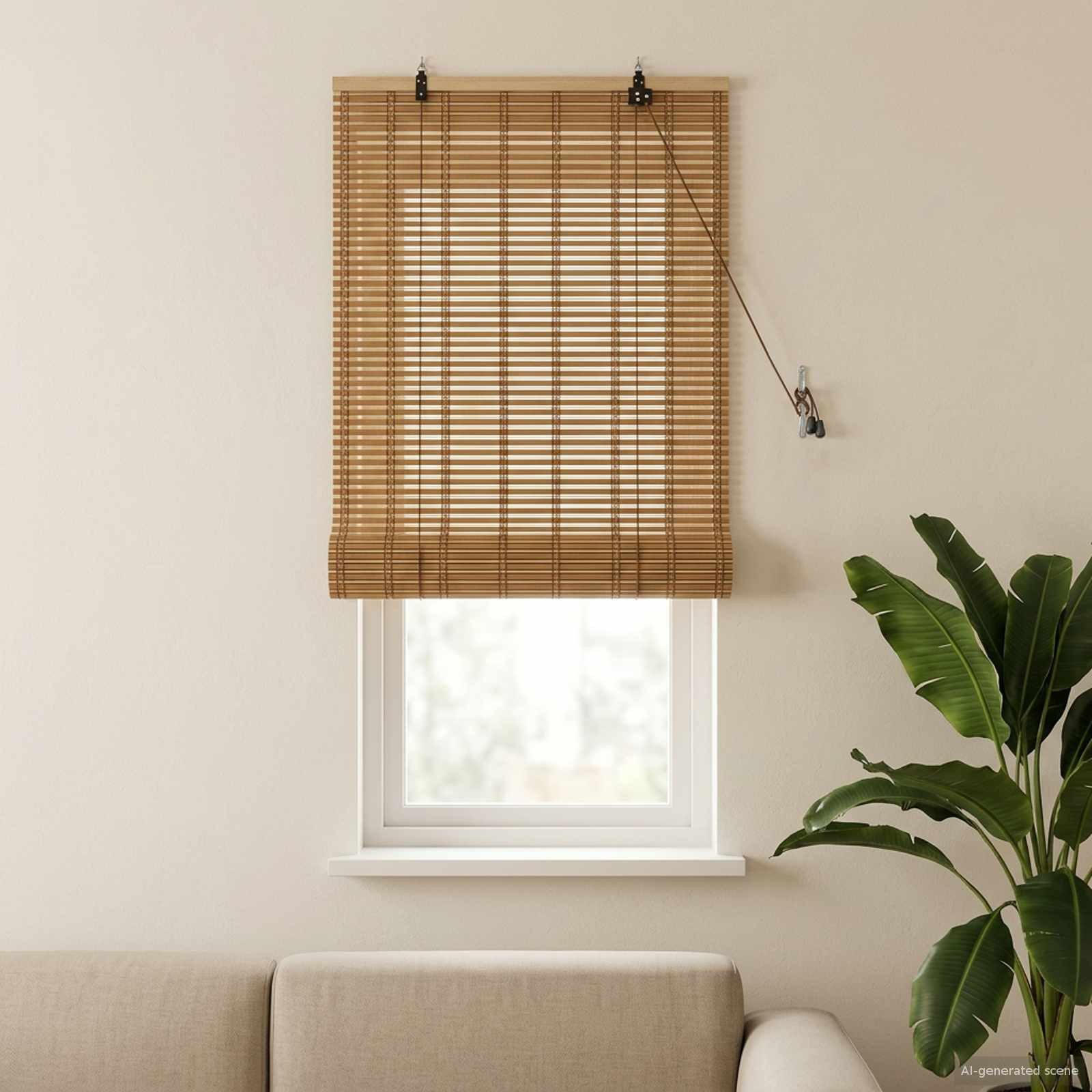 Rollo Rollo Natur 50 x 160 cm Bambus, vidaXL