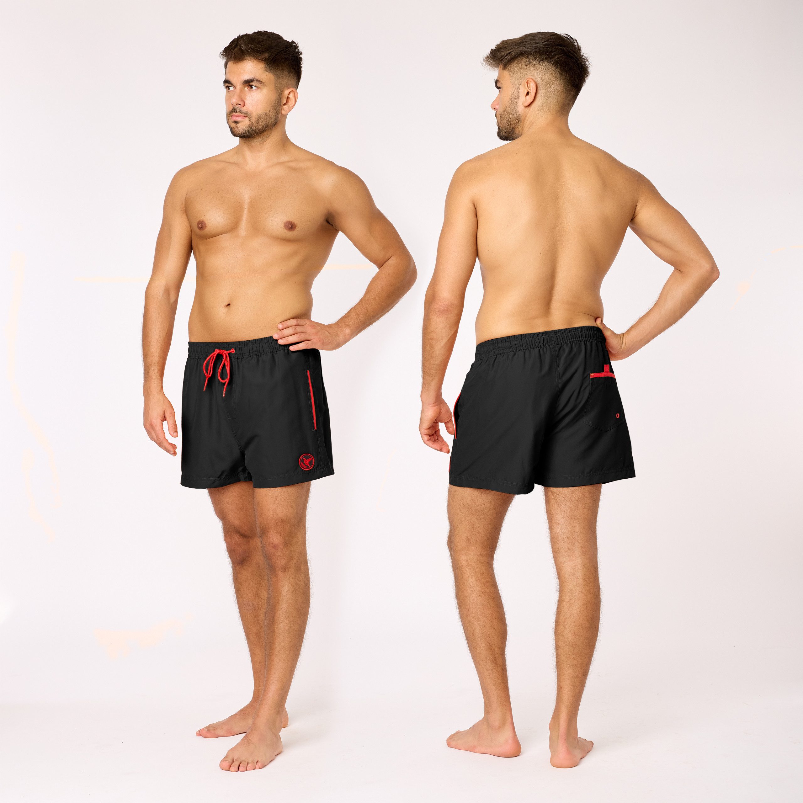 Ladeheid Badeshorts Herren Badehose Boardshorts Beachshorts Schwimmhose LA40-199