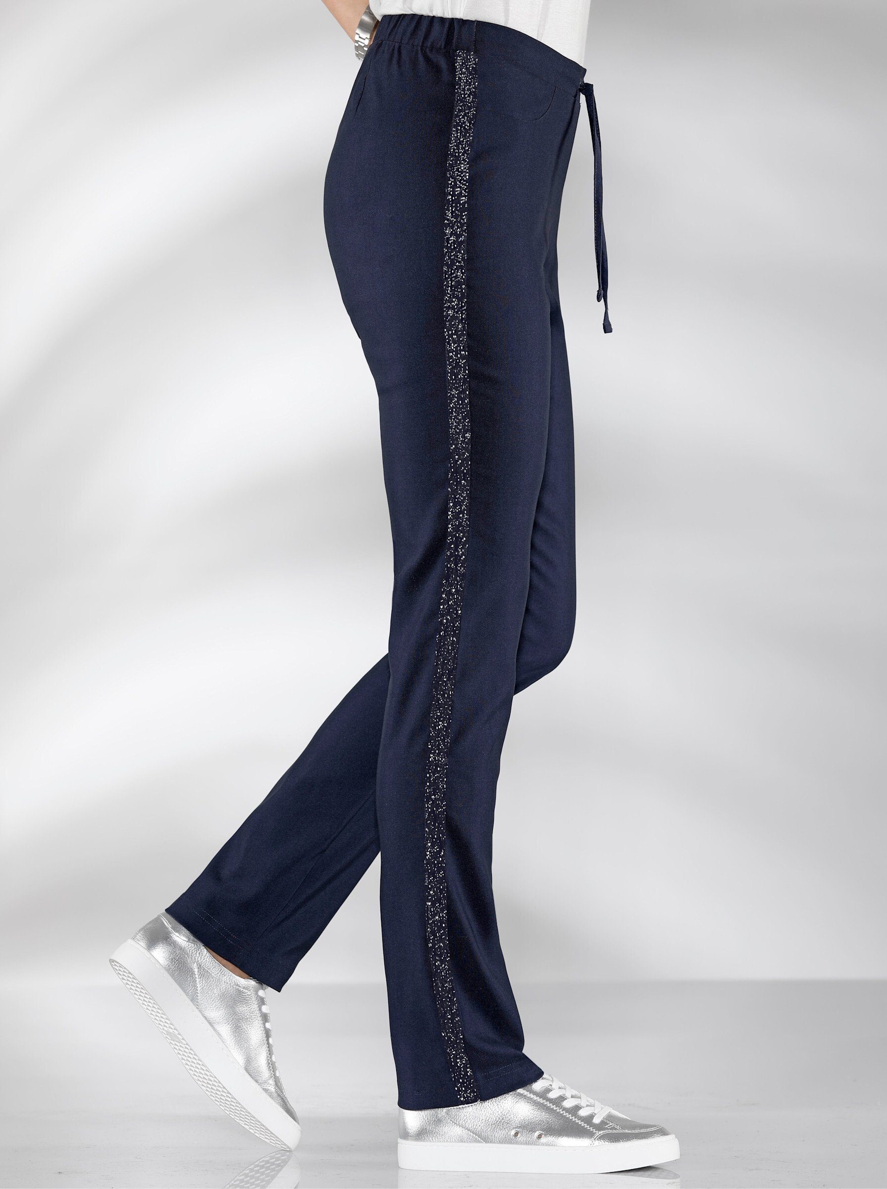 Sieh an! Jerseyhose Stretch-Hose Innenbeinlänge ca. günstig online kaufen