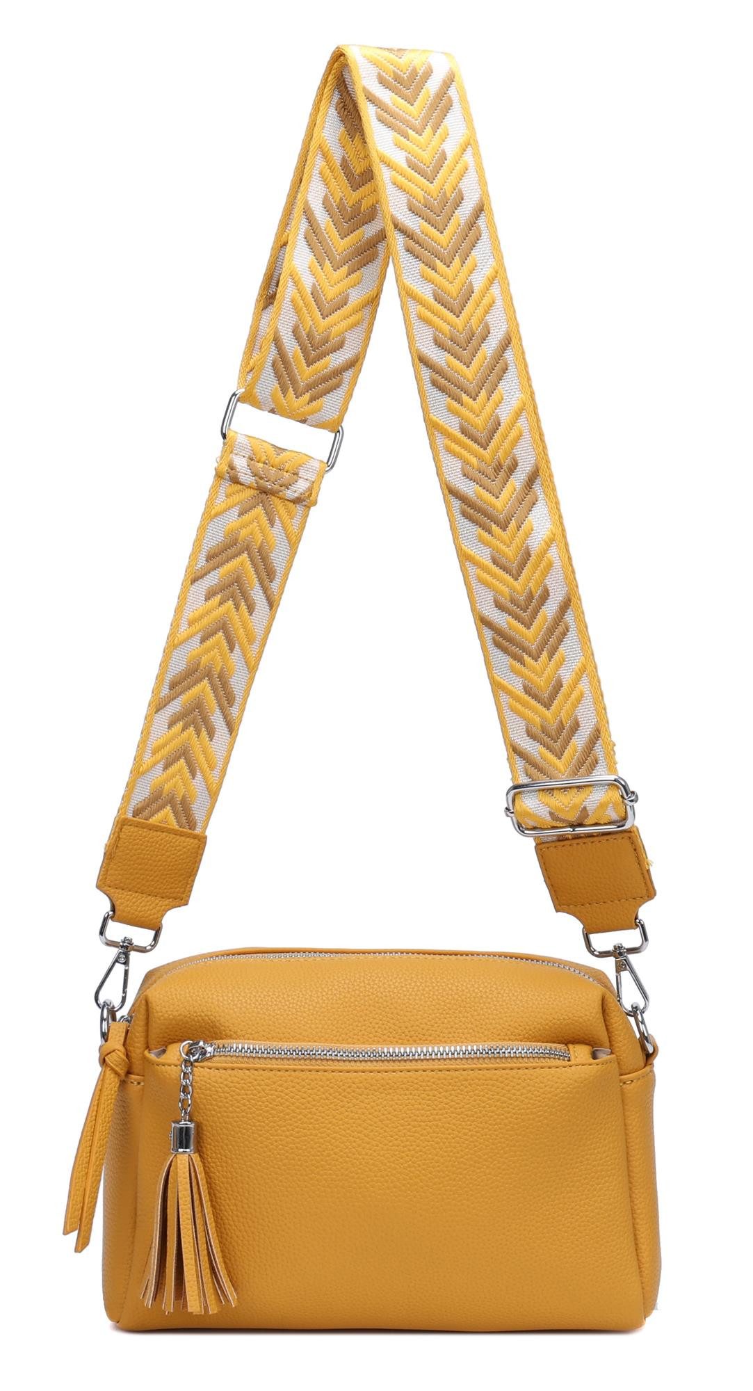 ITALYSHOP24 Schultertasche Damen Umhängetasche Brusttasche Cross günstig online kaufen