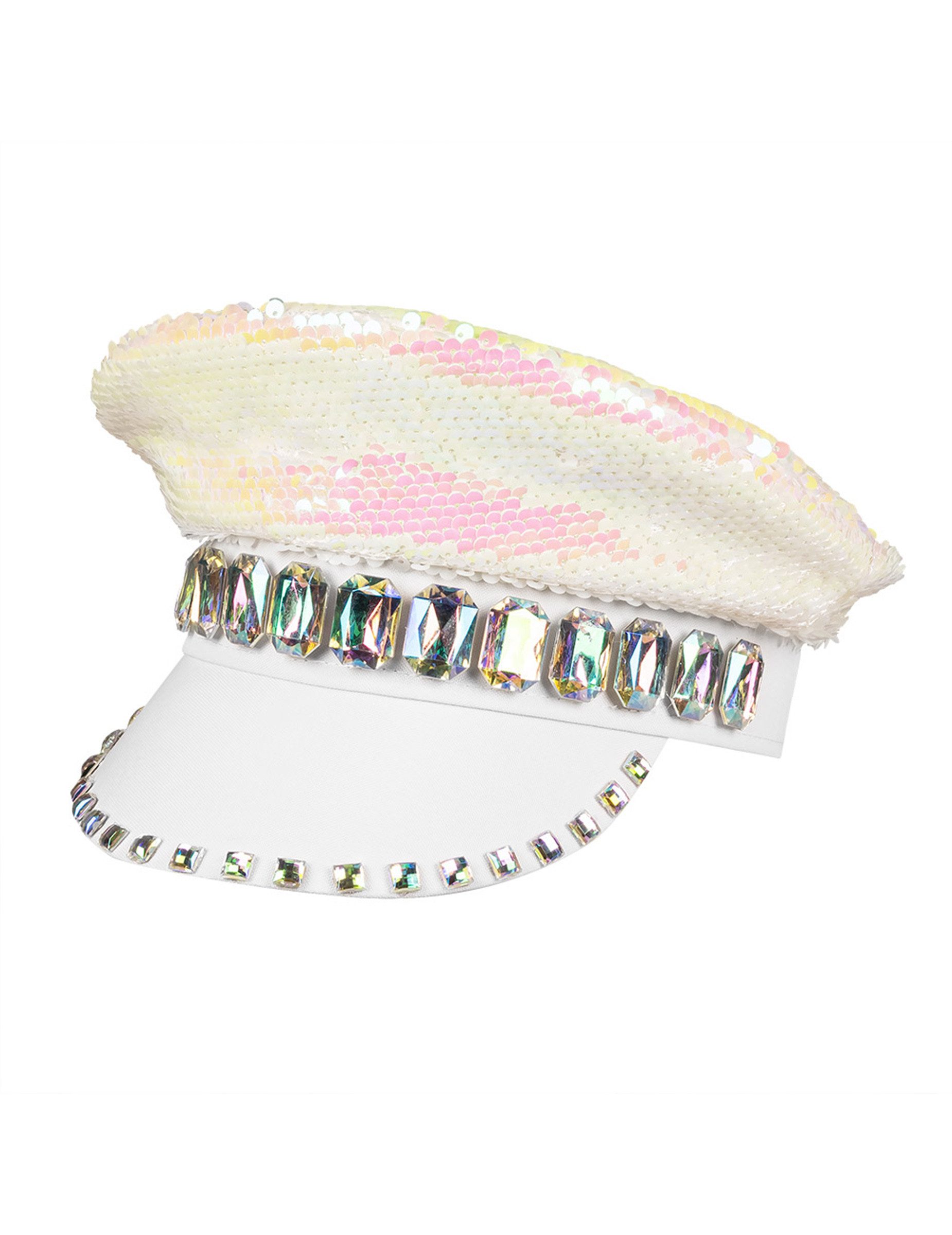 Boland Partyanzug Funkelnde Disco-Mütze mit Pailletten für Erwachsene bunt günstig online kaufen