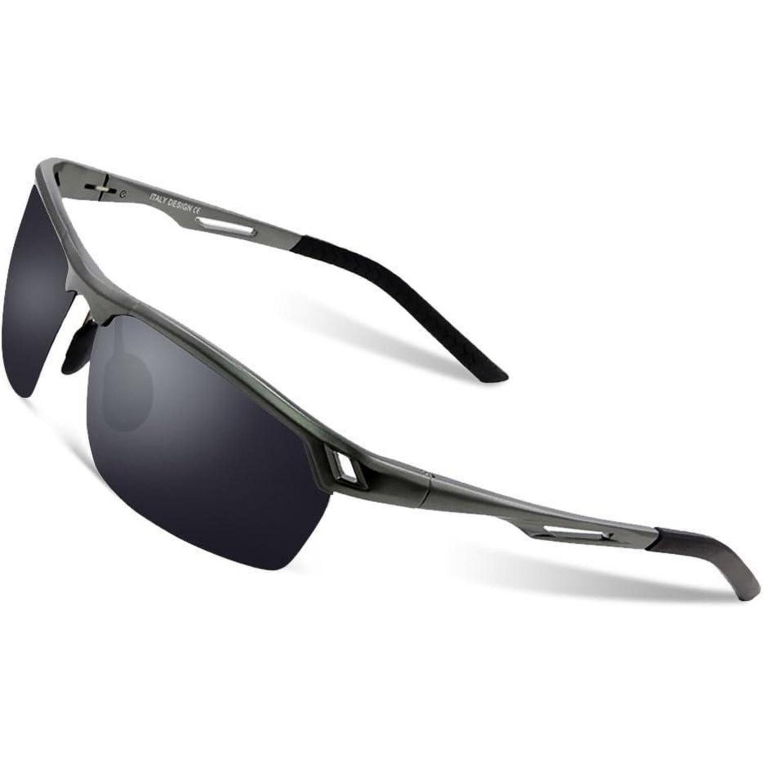 Retrosonnenbrille Sonnenbrille Herren polarisiert leicht Metallrahmen Fahrerbrille