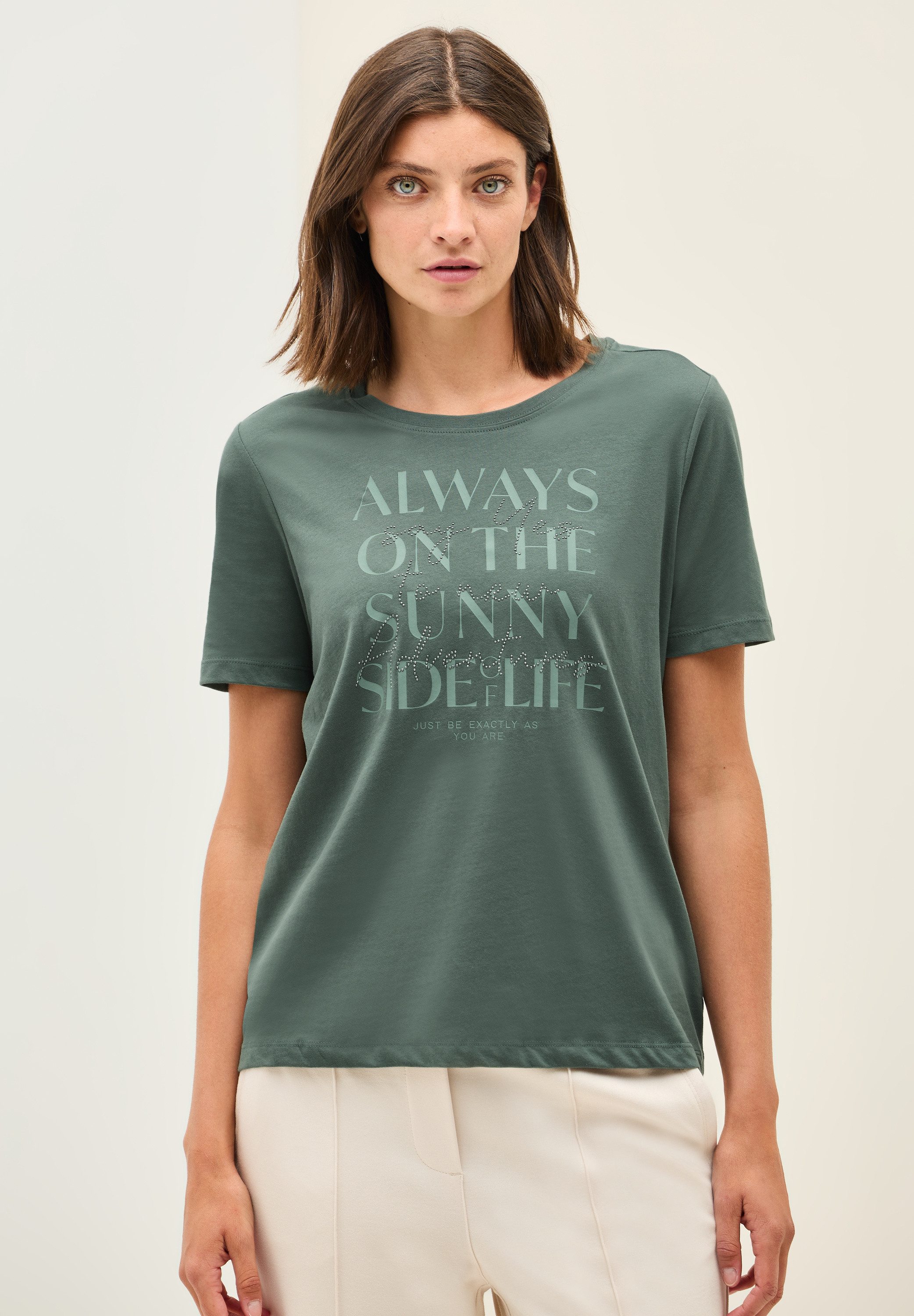 Cecil Print-Shirt, aus reiner Baumwolle günstig online kaufen