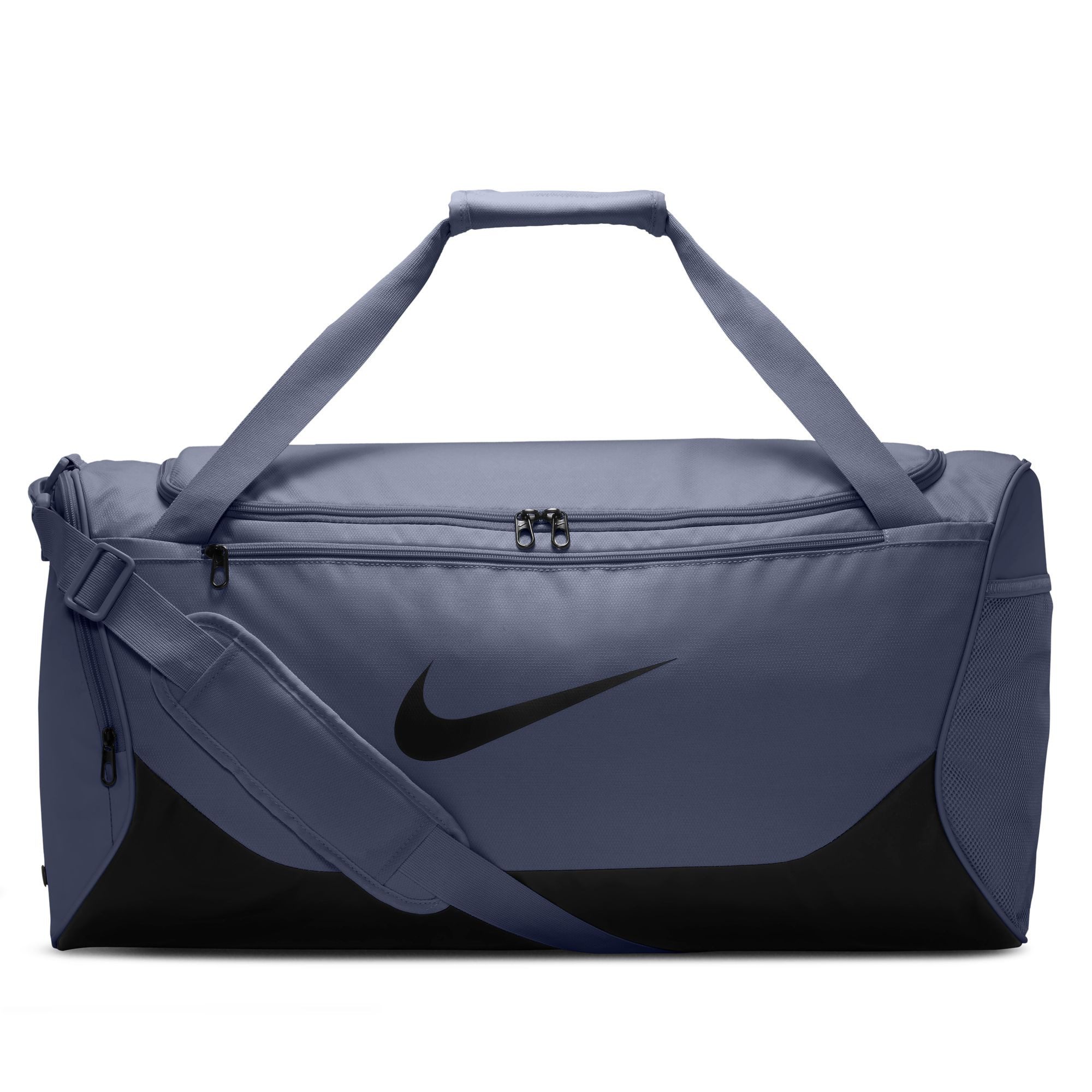 Nike Sporttasche NK BRSLA M DUFF - X, für Erwachsene, mit Reißverschlusstasche vorne