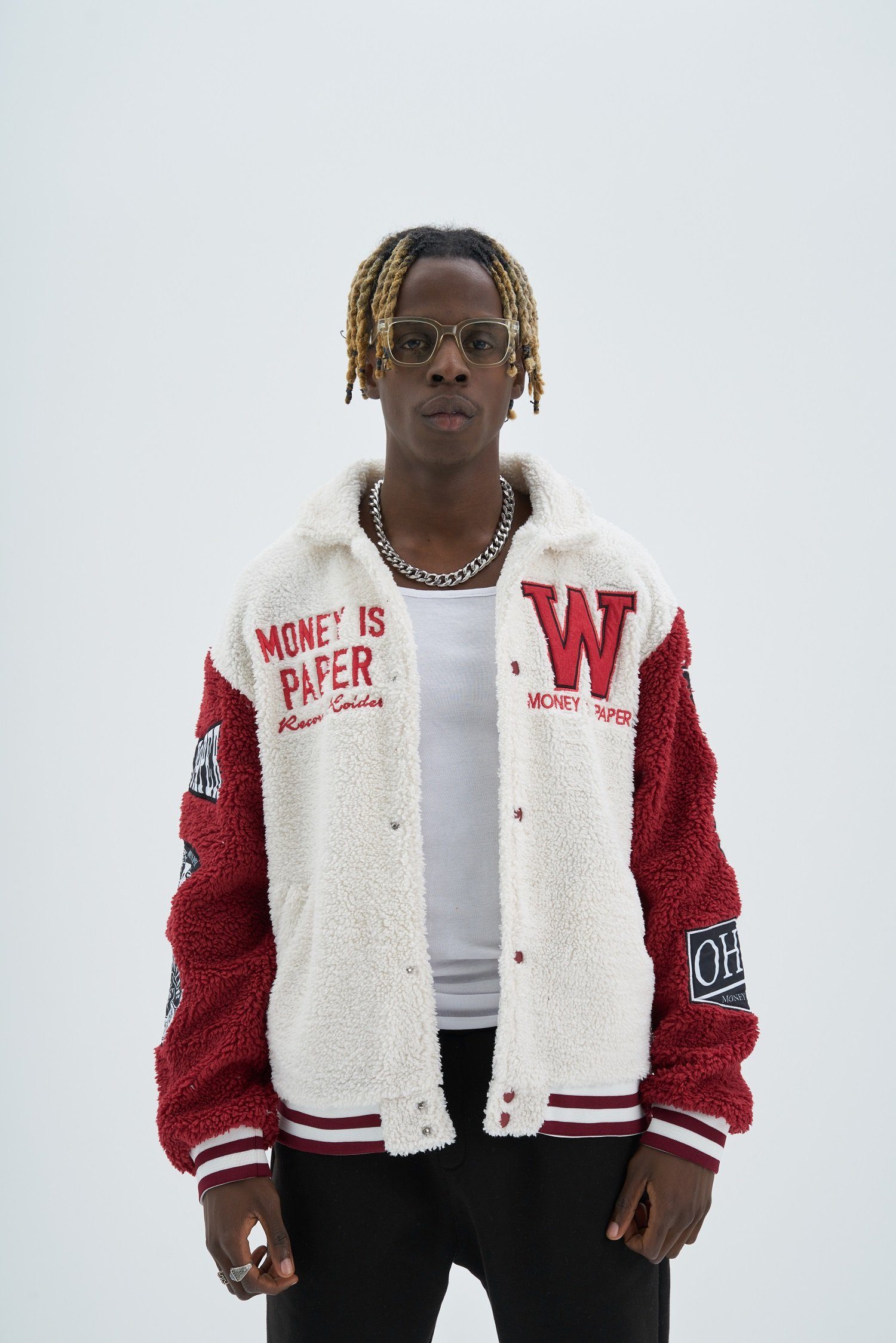 OSSY HOMER Collegejacke Teddy W College Jacke Jacket Oversize für Herren günstig online kaufen