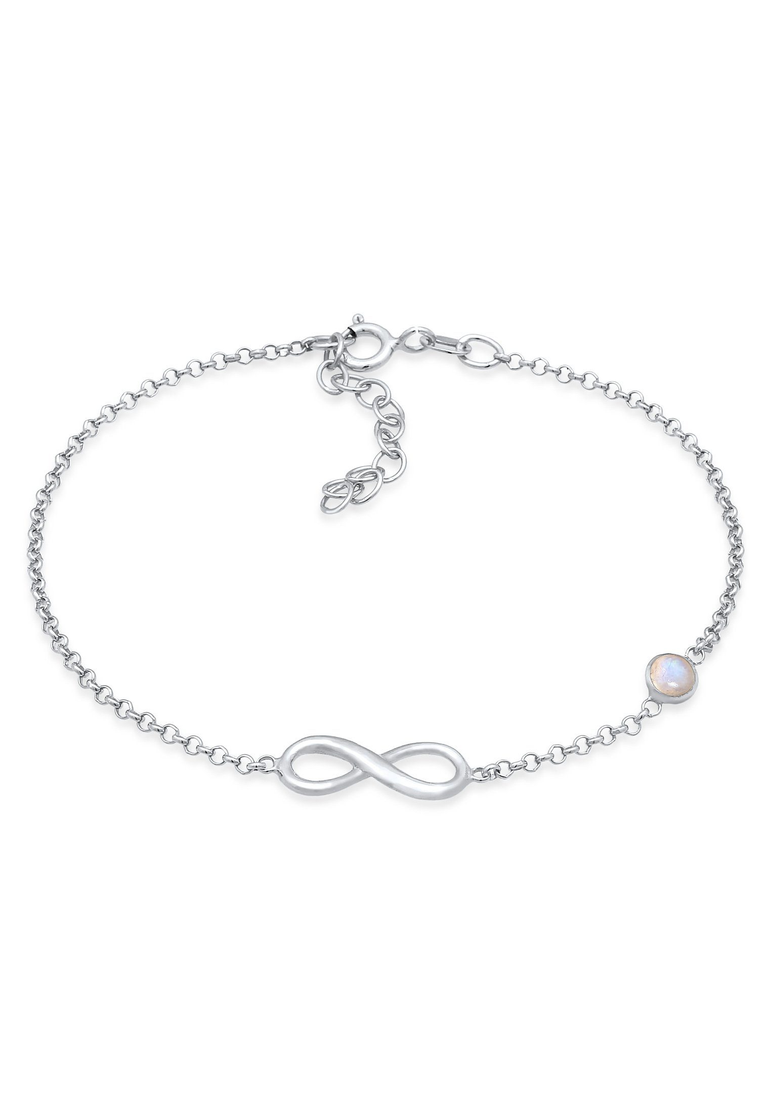 Elli Armband Infinity Unendlich Zeichen Mondstein 925 Silber günstig online kaufen