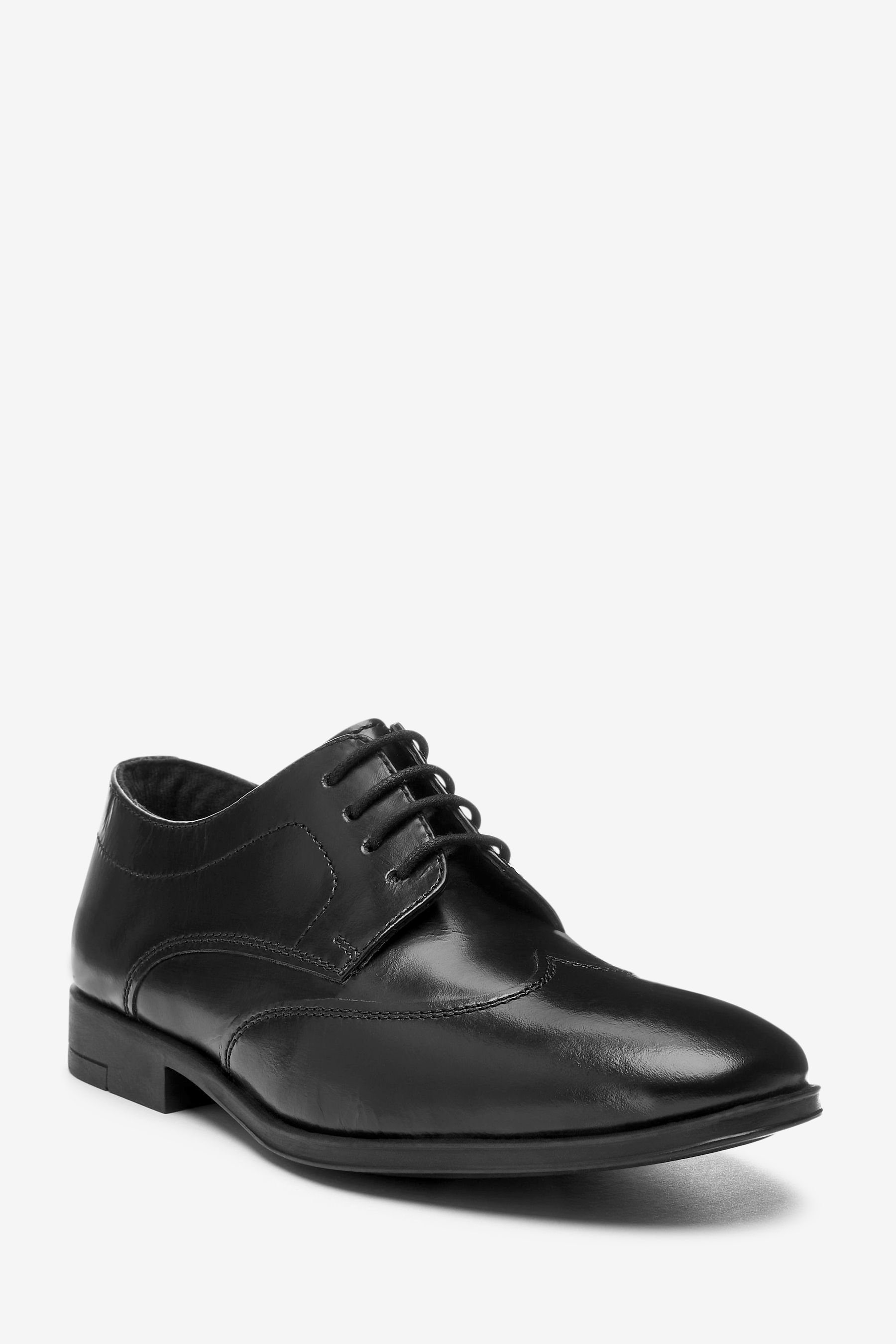 Next Schnürschuhe mit Flügelkappe aus Leder günstig online kaufen
