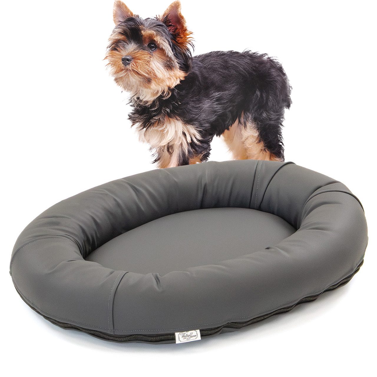 Wallace & Jones Tierbett Hundebett Bolton, dunkelgrau, ca. 63 x 50 cm, gepo günstig online kaufen